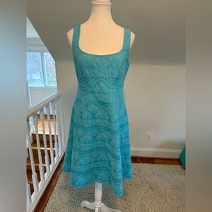 Nanette Lepore Light Blue Sleeveless A-Line Midi Dress Size 10